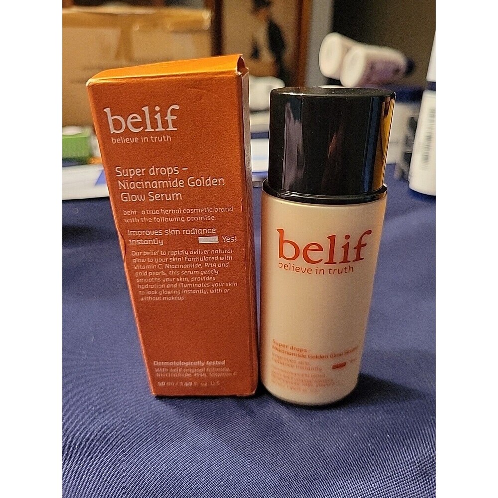 NEW belif Super Drops Niacinamide Golden Glow Serum Hydrating & Brightening HB1